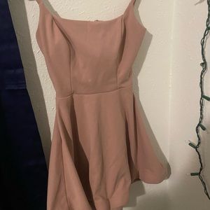 Home coming dress soft pink